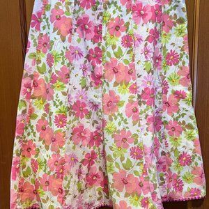 Liz Claiborne Pink Floral Skirt